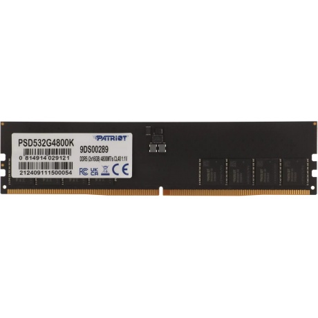 Память оперативная DDR5 Patriot 2x16Gb 4800MHz (PSD532G4800K) - фото 2