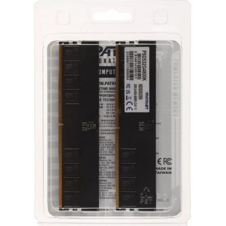 Память оперативная DDR5 Patriot 2x16Gb 4800MHz (PSD532G4800K) - фото 5