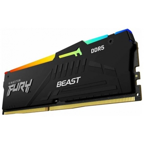 Память оперативная DDR5 Kingston FURY Beast 32GB PC5-38400 DIMM (KF548C38BBA-32) - фото 3