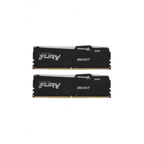 Память оперативная DDR5 Kingston Fury Beast 16GB PC5-38400 RGB DIMM (KF548C38BBAK2-16) - фото 2