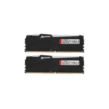 Память оперативная DDR5 Kingston Fury Beast 16GB PC5-38400 RGB DIMM (KF548C38BBAK2-16) - фото 3