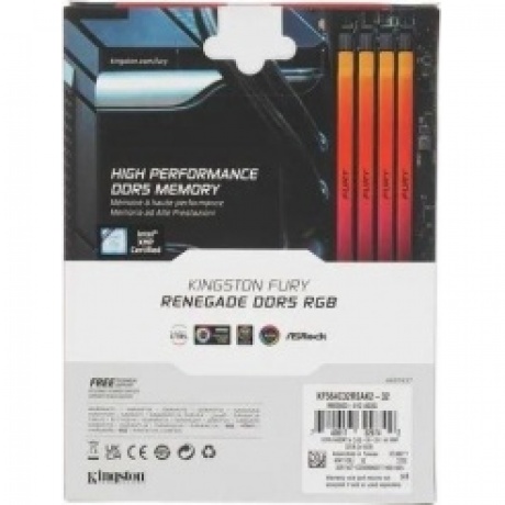 Оперативная память Kingston DIMM 32GB DDR5-6400 (KF564C32RSAK2-32) - фото 5