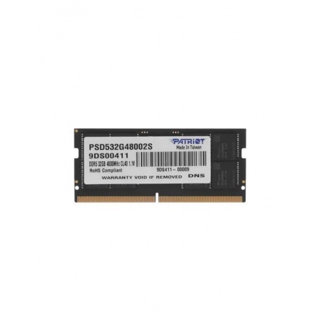 Оперативная память Patriot SODIMM 32GB DDR5-4800 (PSD532G48002S) - фото 1