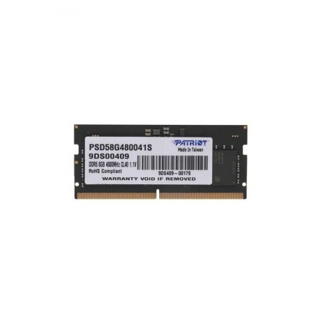 Оперативная память Patriot SODIMM 8GB DDR5-4800 (PSD58G480041S) - фото 1
