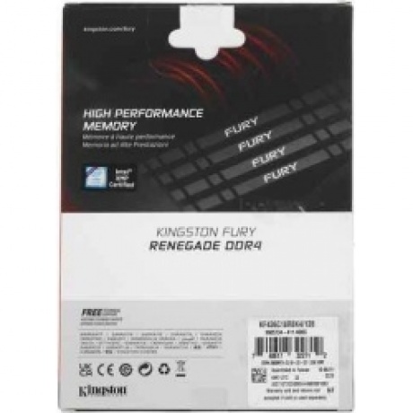 Память оперативная DDR4 Kingston CL18 128GB 3600MHz (KF436C18RBK4/128) - фото 4