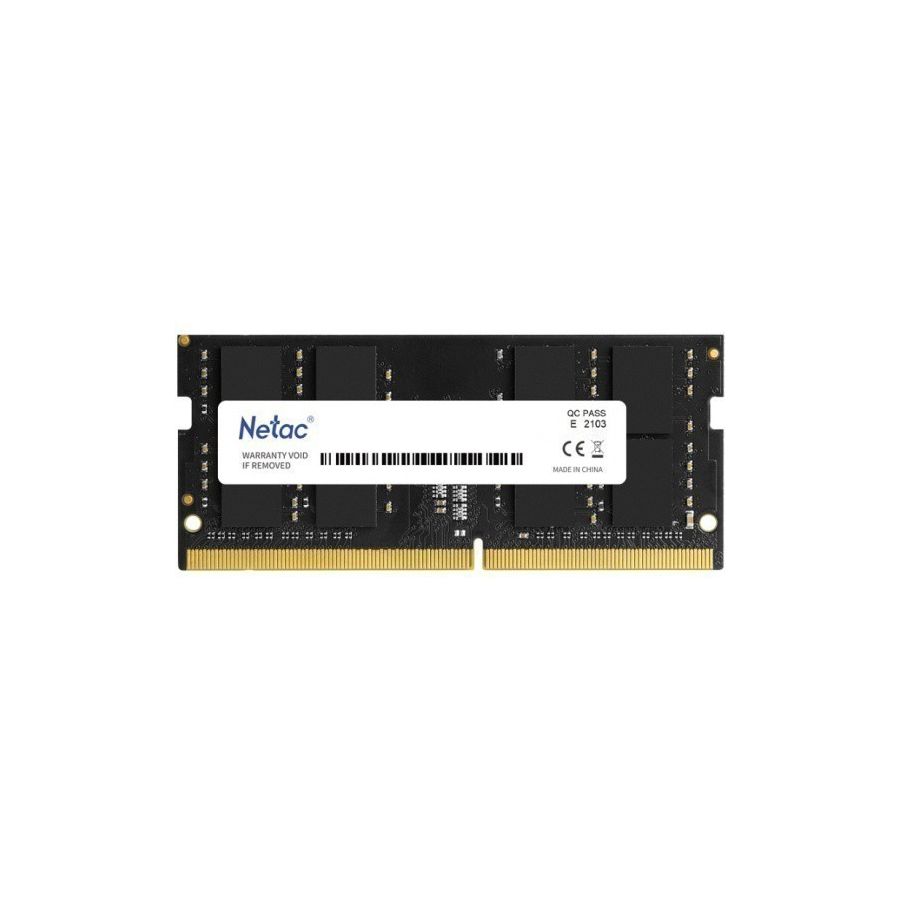 Память оперативная DDR5 Netac 16Gb 4800Mhz, SO-DIMM (NTBSD5N48SP-16) модуль памяти dimm 16gb ddr5 4800 kit2 psd516g4800k patriot