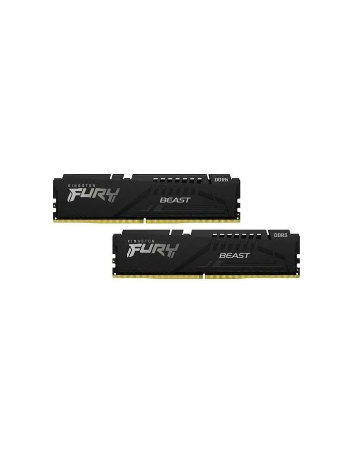 Память оперативная DDR5 Kingston FURY Beast Black EXPO CL36 32Gb PC41600, 5200Mhz, (KF552C36BBEK2-32)