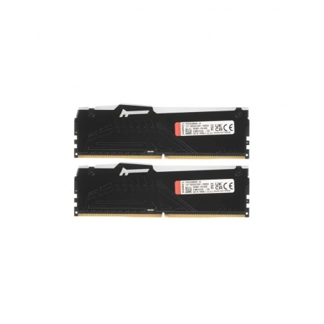 Память оперативная DDR5 Kingston FURY Beast Black RGB XMP CL40 64Gb PC41600, 5200Mhz, (KF552C40BBAK2-64) - фото 9