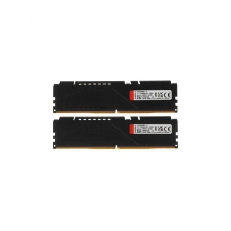 Память оперативная DDR5 Kingston FURY Beast Black CL40 16Gb PC44800, 5600Mhz, (KF556C40BBK2-16) - фото 2