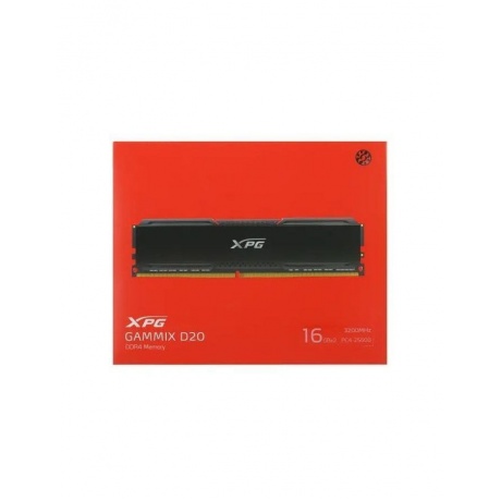 Память оперативная DDR4 A-Data XPG GAMMIX D20 32Gb (2x16Gb) 3200MHz pc-25600  black (AX4U320016G16A-DCBK20) - фото 4