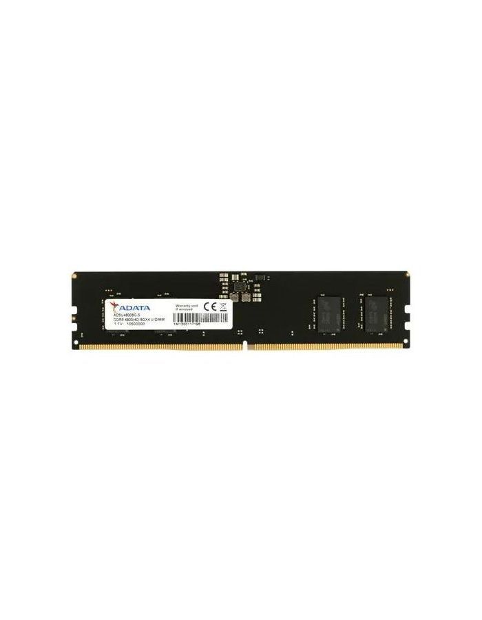 Память оперативная DDR5 A-Data XPG GAMMIX 8Gb 4800MHz pc-34800 (AD5U48008G-S) модуль памяти dimm 16gb ddr5 4800 kit2 psd516g4800k patriot