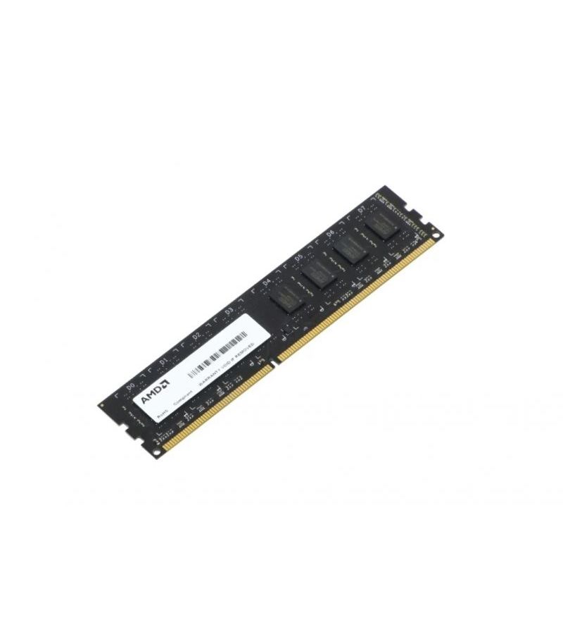 Память оперативная DDR4 AMD 4Gb 2666MHz pc-21300 (R744G2606U1S-U) память оперативная ddr4 hynix 4gb 2666mhz hma851u6djr6n vkn0