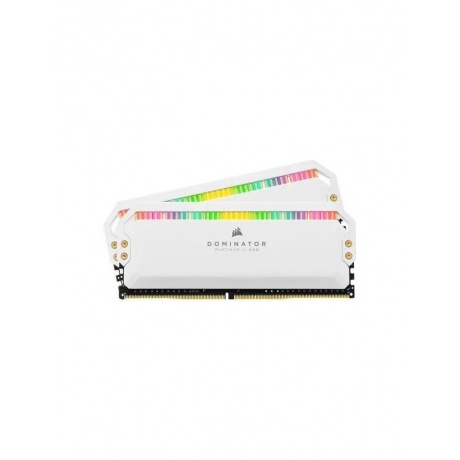 Память оперативная DDR4 Corsair Dominator Platinum 16Gb (2x8Gb) 3600MHz pc-28800 RGB white (CMT16GX4M2C3600C18W) - фото 1