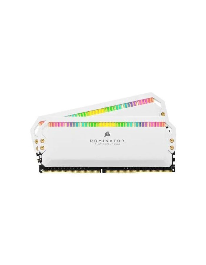 Память оперативная DDR4 Corsair Dominator Platinum 16Gb (2x8Gb) 3600MHz pc-28800 RGB white (CMT16GX4M2C3600C18W) оперативная память g skill ddr4 3216gb 2x16gb 3600mhz pc 28800 ripjaws v classic black f4 3600c14d 32gvk
