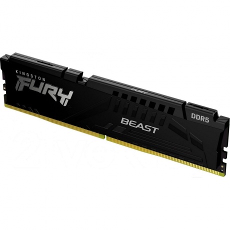 Память оперативная DDR5 Kingston Fury Beast 16Gb 5600MHz pc-44800 Black CL40 (KF556C40BB-16) - фото 6