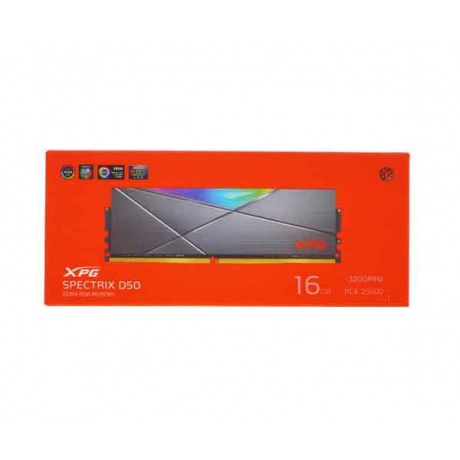 Память оперативная DDR4 A-Data 16GB XPG SPECTRIX D50, 3200MHz (AX4U320016G16A-ST50) - фото 6