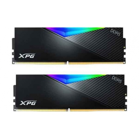 Память оперативная DDR5 A-Data 32Gb (2 x16GB) XPG Lancer RGB, 5600 MHz (AX5U5600C3616G-DCLARBK) - фото 1