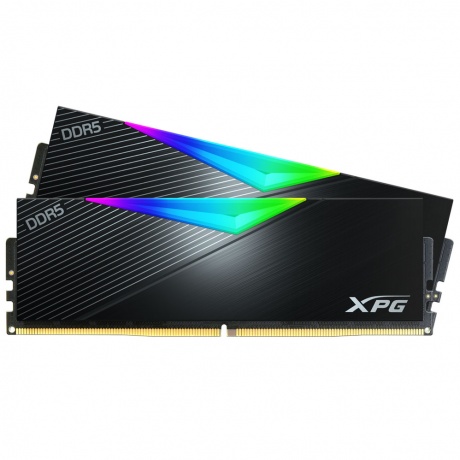 Память оперативная DDR5 A-Data 32Gb (2 x16GB) XPG Lancer RGB, 5600 MHz (AX5U5600C3616G-DCLARBK) - фото 4