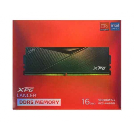 Память оперативная DDR5 A-Data 32Gb (2 x16GB) XPG Lancer RGB, 5600 MHz (AX5U5600C3616G-DCLARBK) - фото 10