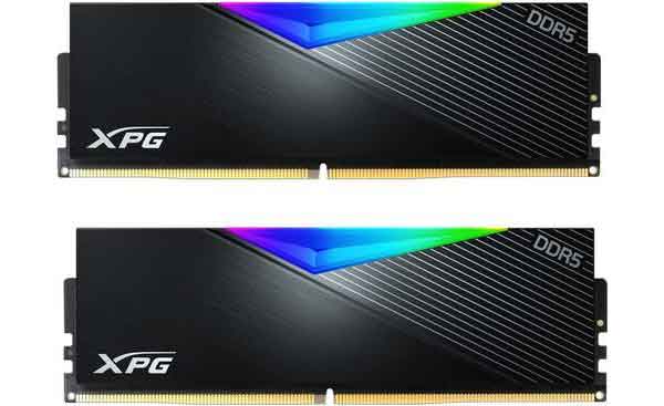 цена Память оперативная DDR5 A-Data 32Gb (2 x16GB) XPG Lancer RGB, 5600 MHz (AX5U5600C3616G-DCLARBK)