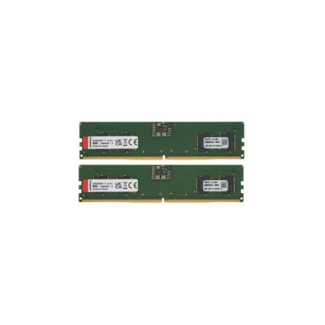 Оперативная память Kingston DDR 5 DIMM 16Gb, 4800Mhz (KVR48U40BS6K2-16) - фото 1