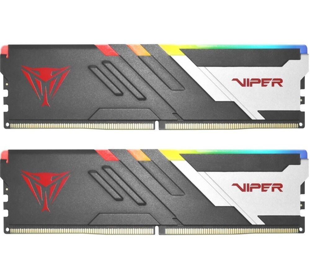 цена Оперативная память Patriot Viper Venom RGB DDR 5 DIMM 64Gb (32Gbx2) 5600Mhz (PVVR564G560C40K)
