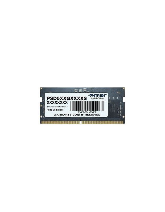 цена Оперативная память Patriot Signature Line SO-DIMM DDR 5 DIMM 8Gb 5600Mhz (PSD58G560041S)