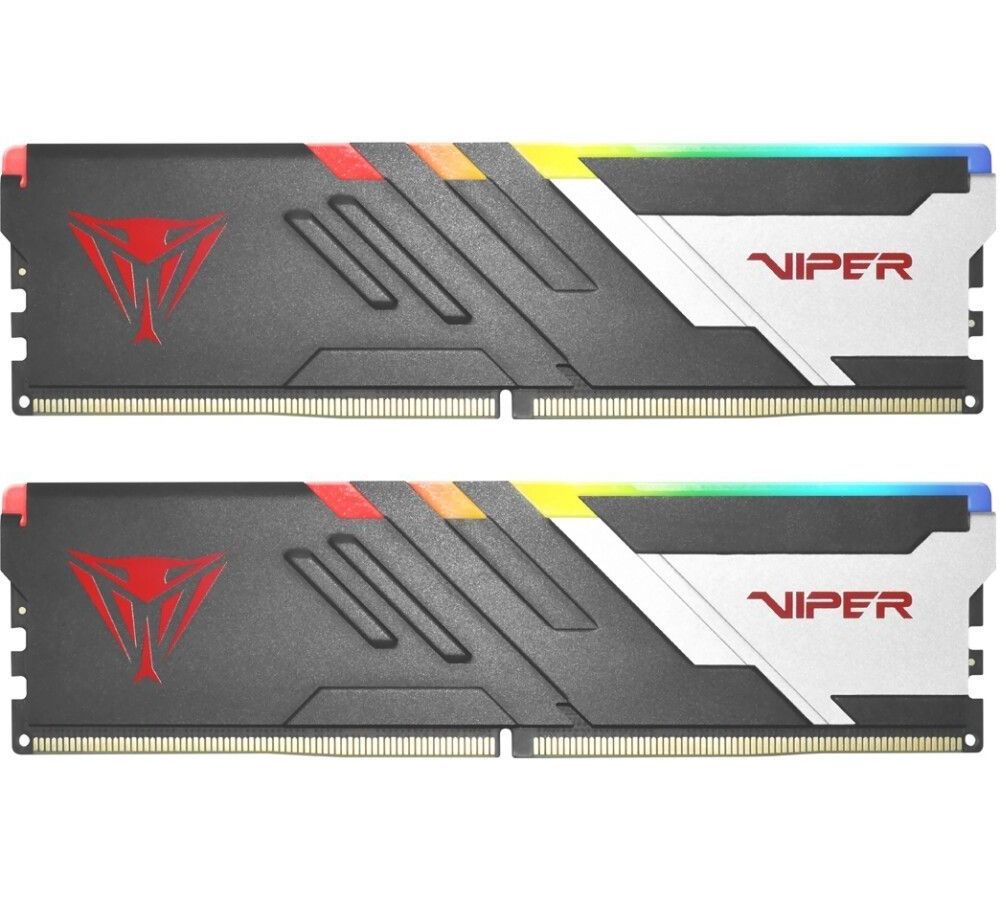 цена Оперативная память Patriot Viper Venom RGB DDR 5 DIMM 32Gb (16Gbx2) 6400Mhz (PVVR532G640C32K)