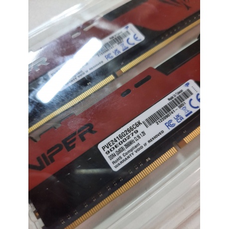 Память оперативная PATRIOT Viper 4 Elite ll DDR 4 DIMM 16Gb(8Gbx2) 2666Mhz Хорошее состояние - фото 4