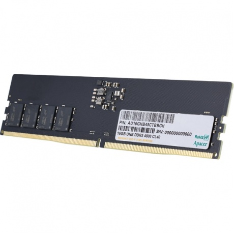 Память оперативная DDR5 Apacer 16GB 4800MHz DIMM (AU16GHB48CTBBGH) - фото 7