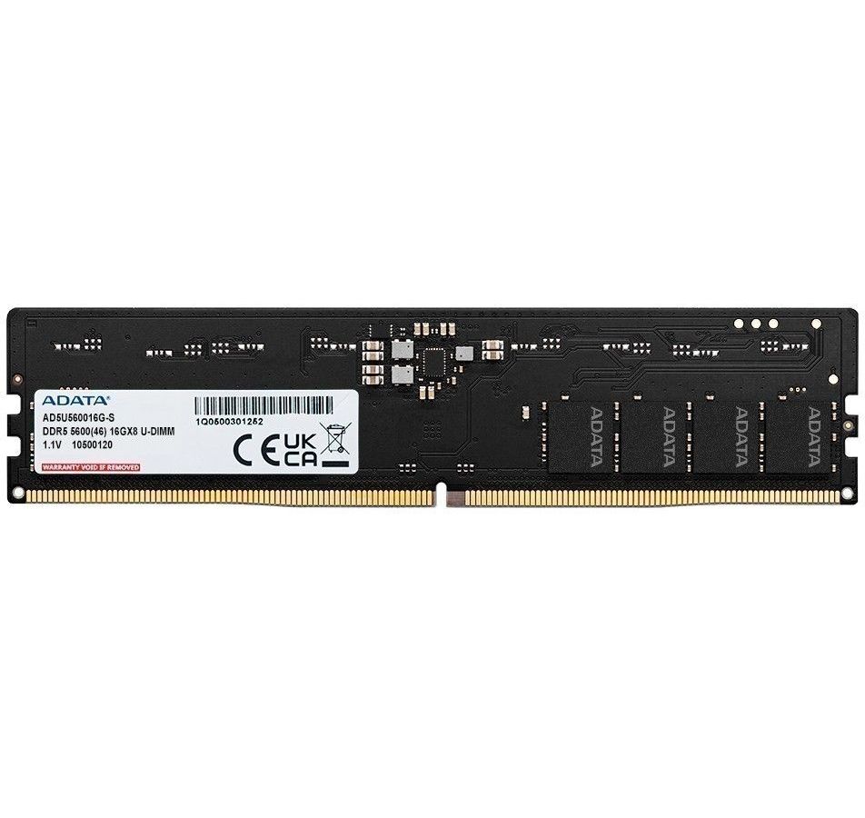Память оперативная A-Data DDR5-5600 16GB (AD5U560016G-S)