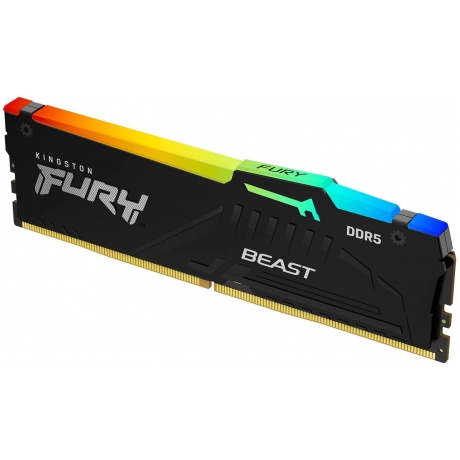 Оперативная память Kingston FURY Beast RGB DDR5 8GB 5600MHz CL40 DIMM (KF556C40BBA-8) - фото 2
