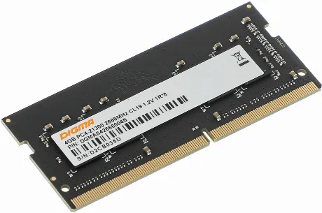 Оперативная память DDR4 Digma 4Gb 2666MHz SO-DIMM (DGMAS42666004...