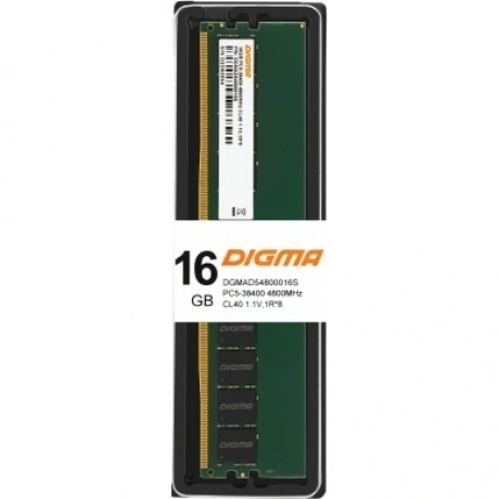 Оперативная память DDR5 Digma 16Gb 4800MHz DIMM (DGMAD54800016S)