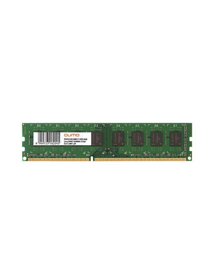 Оперативная память QUMO DDR3 DIMM 4GB 1600MHz (QUM3U-4G1600K11(R)) оперативная память qumo ddr3 dimm 4gb 1333mhz qum3u 4g1333c9