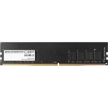 Оперативная память CBR DDR4 DIMM (UDIMM) 16GB 2666MHz (CD4-US16G26M19-00S) — фото 1