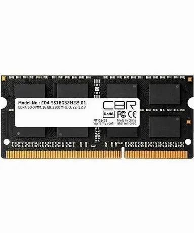 Оперативная память CBR DDR4 SODIMM 16GB 3200MHz (CD4-SS16G32M22-...