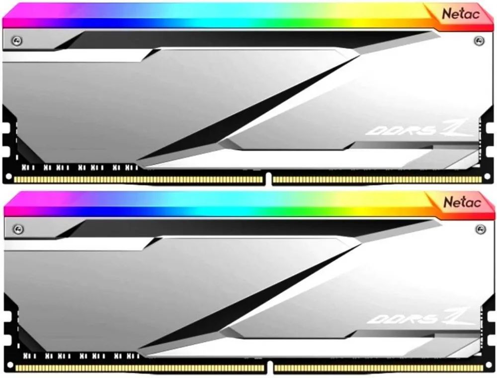 цена Оперативная память Netac DDR 5 DIMM 32Gb (16Gbx2) 7200Mhz (NTZED5P72DP-32S)