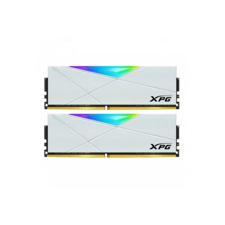 Память оперативная A-Data 32GB DDR4 3200 DIMM XPG SPECTRIX D50 RGB White (AX4U320016G16A-DW50) - фото 1