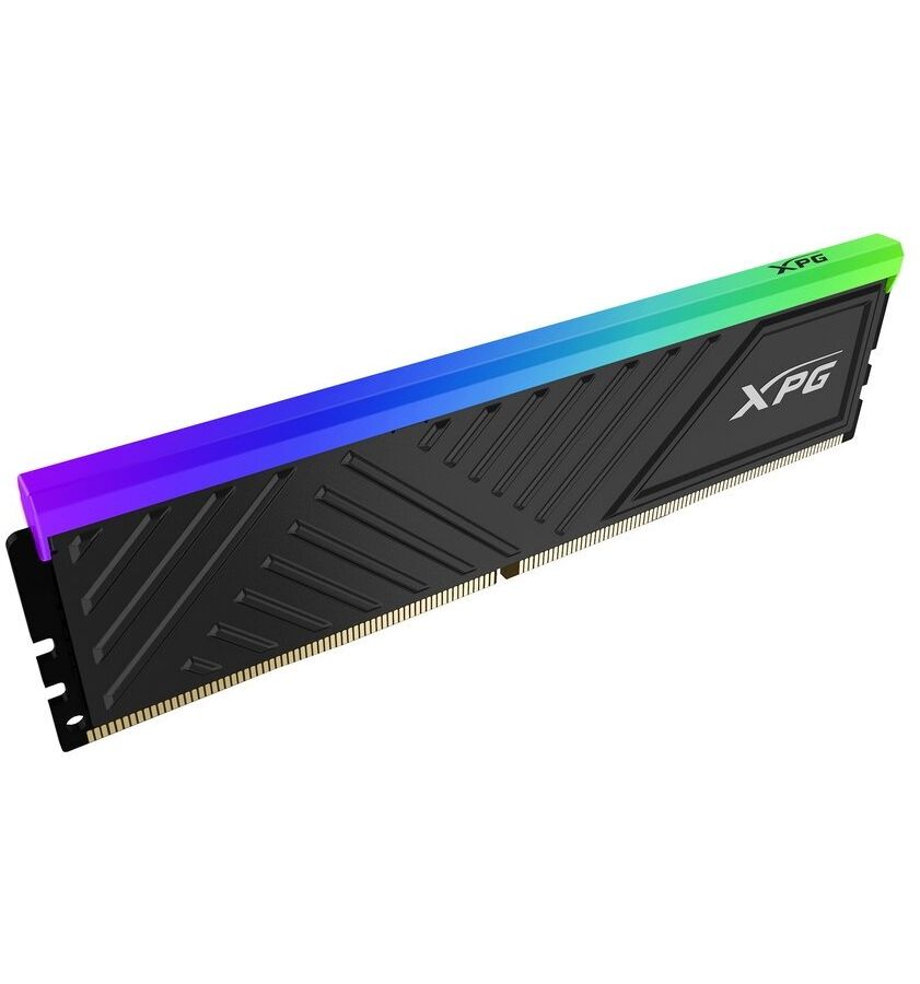 Память оперативная A-Data 16GB DDR4 3200 U-DIMM XPG Gammix D35G RGB (AX4U320016G16A-SBKD35G) оперативная память adata xpg spectrix d35g 32gb ddr4 3200 cl16 1 35v white