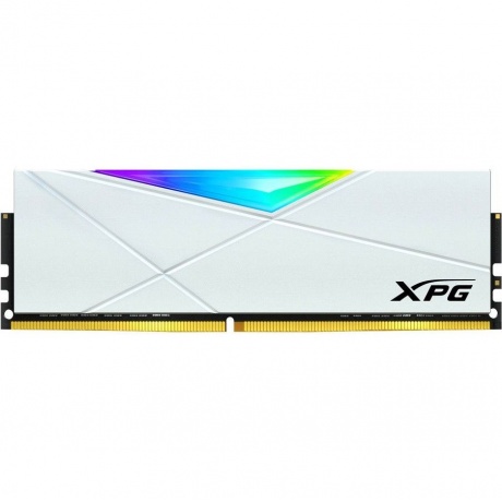 Память оперативная A-Data 16GB DDR4 3200 DIMM XPG SPECTRIX D50 RGB White (AX4U320016G16A-SW50) - фото 1