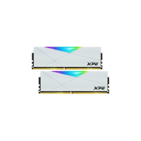 Память оперативная A-Data 16GB DDR4 3200 DIMM XPG SPECTRIX D50 RGB White (AX4U320016G16A-SW50) - фото 2