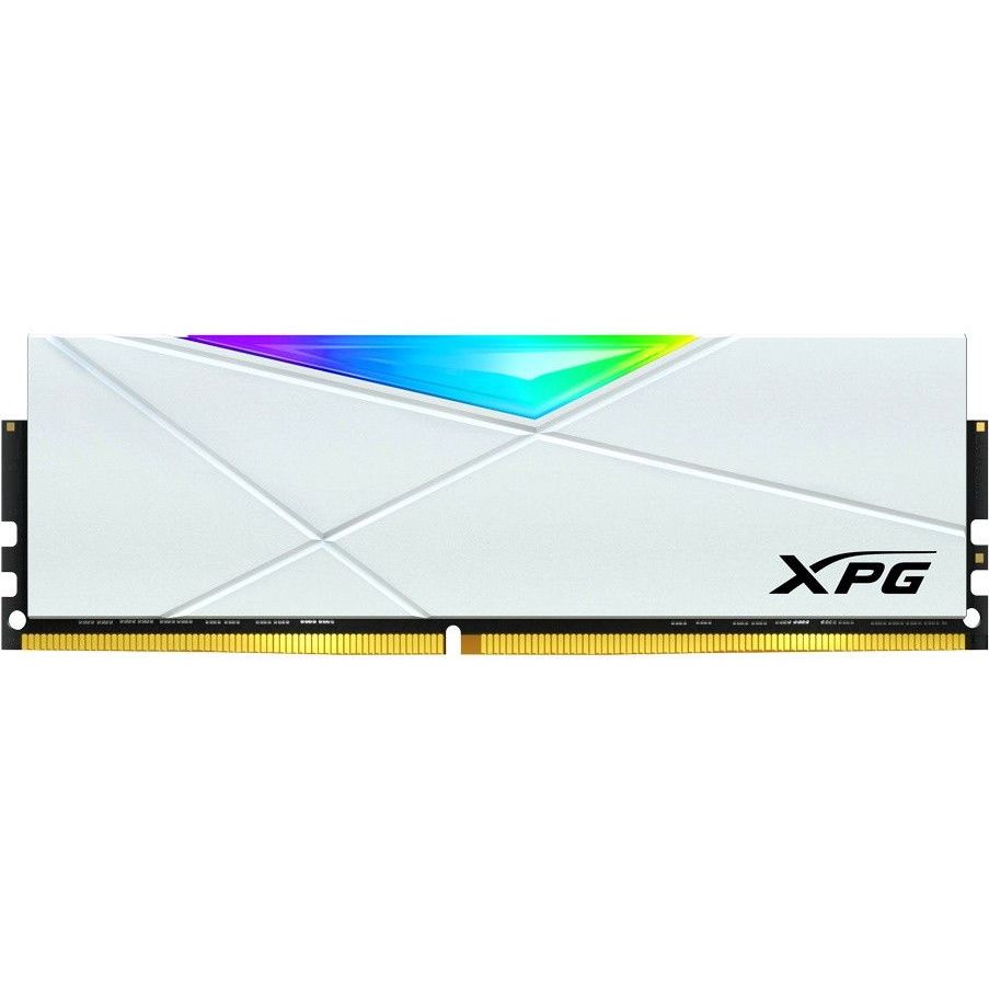 Память оперативная A-Data 16GB DDR4 3200 DIMM XPG SPECTRIX D50 RGB White (AX4U320016G16A-SW50) память оперативная a data 16gb ddr4 3200 u dimm xpg spectrix d35g rgb ax4u320016g16a swhd35g