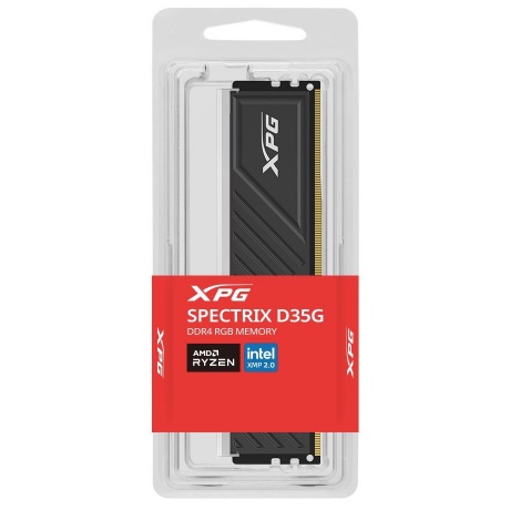 Память оперативная A-Data 8GB DDR4 3200 U-DIMM XPG SPECTRIX D35G RGB (AX4U32008G16A-SBKD35G) - фото 4