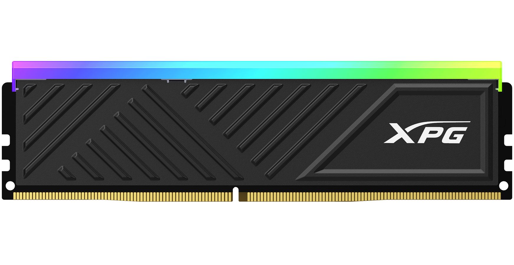 Память оперативная A-Data 8GB DDR4 3200 U-DIMM XPG SPECTRIX D35G RGB (AX4U32008G16A-SBKD35G) память a data xpg spectrix d60g rgb ax4u360016g18i st60 16 гб ddr4 16 гбx1 шт 3600 мгц 19 19 19