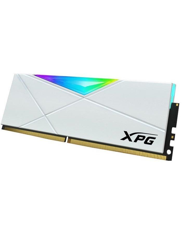 оперативная память xpg spectrix d50 8 гб ddr4 3200 мгц dimm cl16 ax4u32008g16a sw50 Память оперативная A-Data 8GB DDR4 3200 DIMM XPG SPECTRIX D50 RGB White (AX4U32008G16A-SW50)
