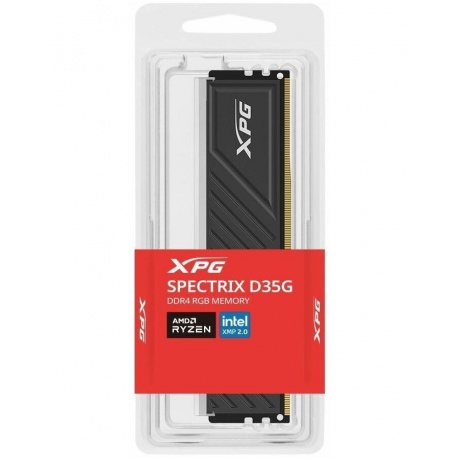 Память оперативная A-Data 16GB DDR4 3600 U-DIMM XPG SPECTRIX D35G RGB (AX4U360016G18I-SBKD35G) - фото 4