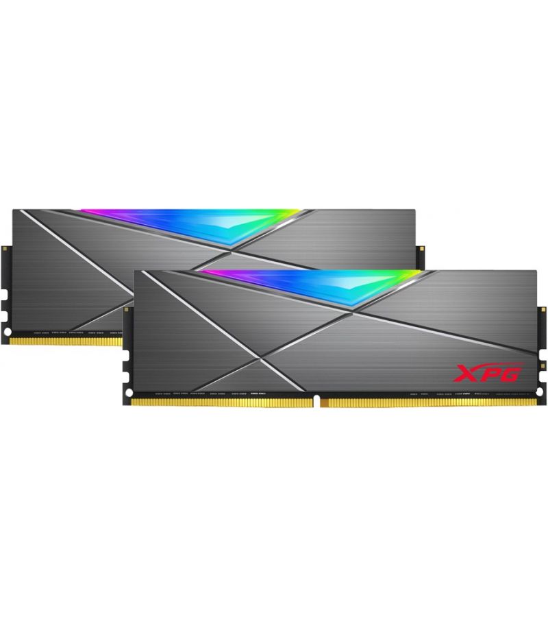 Память оперативная A-Data 32GB DDR4 4133 DIMM XPG SPECTRIX D50 RGB Grey (AX4U413316G19J-DT50) память оперативная a data 16gb ddr4 3200 dimm xpg spectrix d50 rgb white ax4u320016g16a sw50