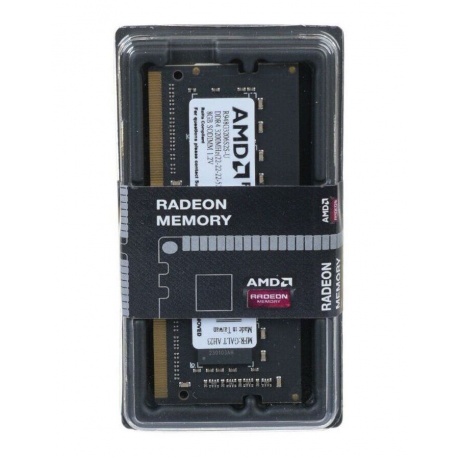 Память оперативная AMD Radeon 8GB DDR4 3200 SO DIMM R9 Gamers Series Black (R948G3206S2S-U) - фото 7