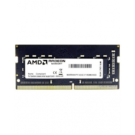 Память оперативная AMD 16GB DDR4 3200 SO DIMM R9 Gamers Series Black (R9416G3206S2S-UO) - фото 2